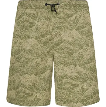 Cyklistika Pánské kraťasy Oakley Outdoor Printed Short Aop Mountain Green Pebble 7CM