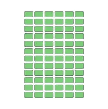 Samolepící etiketa Samolepicí etikety 14 x 9 mm, A6 (10 ks) zelené