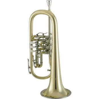 V.F. Červený CFH-502R-O – B křídlovka, mosaz, Duralit, s pouzdrem - vyrobený v České republice