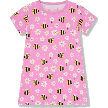 Dívčí noční košile Dětská noční košile WOLF S2581 sv.růžová vel.98,116,122