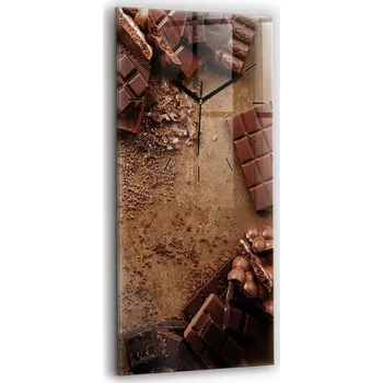 Hodiny Nástěnné hodiny Wallfluent, odstíny hnědé, 30 cm