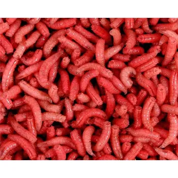 Krmivo pro rybičky ČERV BARVENÝ ŽIVÝ ČERVENÝ 1LITR