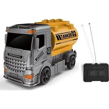 RC model auta PAKTAT RC truck mini 2-CH technik-cisterna, žlutá