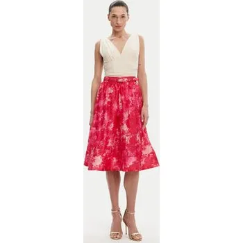 Dámská sukně Fracomina Trapézová sukně FR25SG2012W775U6 Růžová Flare Fit 40