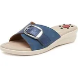 Go Soft Nazouváky LAH3T9092-3 Tmavomodrá 36