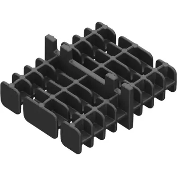 Plastová spojka hliníkového nosiče (Plastová spojka hliníkových nosičů, délka 63 mm, výška 25 mm)