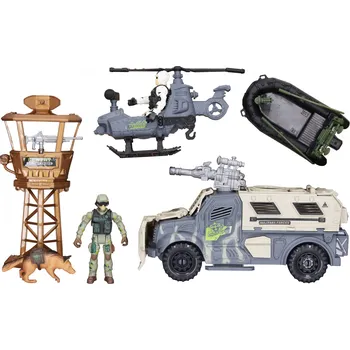 Figurka Vojenský set s figurkami a efekty 25 cm