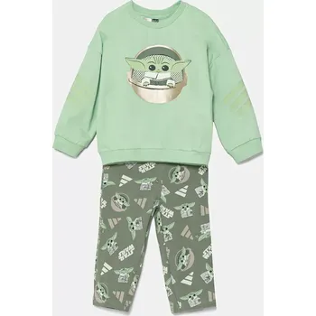 Dětská tepláková souprava adidas x Star Wars JF3631 zelená 07X, vel. 104