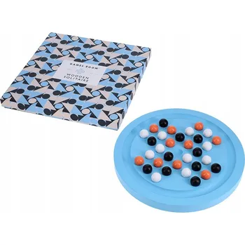 Desková hra Společenská hra Games Room Dřevěný solitaire