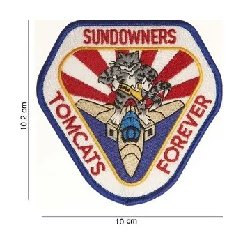 Nášivka textilní 101 Inc Tomcats Forever Sundowners - barevná