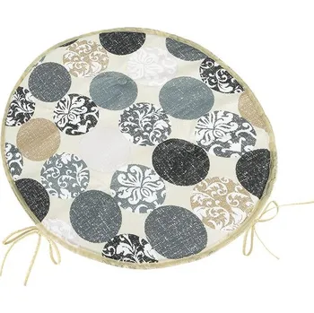 Podsedák Sedák BERTA kulatý hladký Šedá - průměr 40 cm
