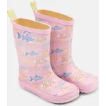 Bundgaard flexibilní barefoot holínky pro děti Classic Charly - Fish Pond Coral 9404 Velikost EU: 33, vnitřní délka: 215, vnitřní šířka: 81