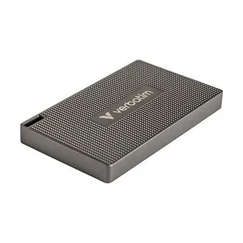 Externí pevný disk Verbatim 32030 Metal Mini SSD, SSD externí disk, 512GB, 2000 MB/s-R, 1750 MB/s-W, USB C, černý