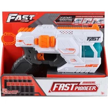 Dětská zbraň PAKTAT pistole kids s 12ks pěn. náboji BH703