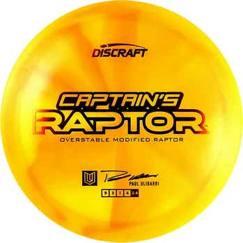 Discraft CAPTAIN'S RAPTOR Special Blend Z Swirl // Paul Ulibarri (2025) Barva: Oranžová - transparentní, Váha: 170-172 g