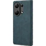 Lenuo Leather flipové pouzdro pro Xiaomi Redmi Note 13 Pro modrá