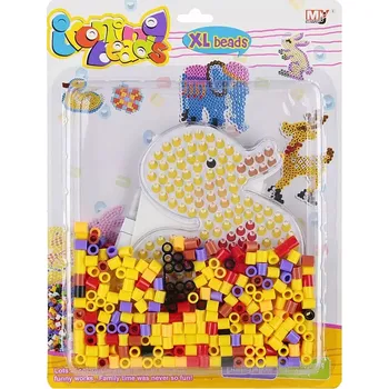 Dětské navlékací korálky ZAŽEHLOVACÍ KORÁLKY XL ZVÍŘÁTKA RŮZNÉ VZORY