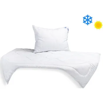 přikrývka Celoroční SET Luxus Plus, přikrývka 140x200cm 1000g + polštář 70x90cm 900g UNICO zip