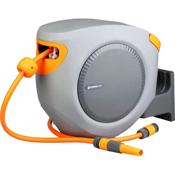 Držák na zahradní hadici Automatický nástěnný naviják s hadicí 1/2", 20+2m, STREND PRO