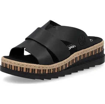 Dámské pantofle Dámské nazouváky Rieker V7989-00 Barva: Černá, Velikost: 40