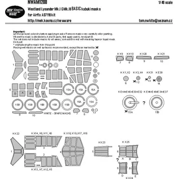 Plastikový model 1/48 Mask Westland Lysander Mk.I/III BASIC (AIRF)
