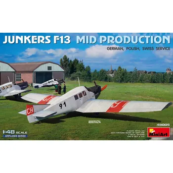 Plastikový model 1/48 Junkers F13 Mid Prod. (German, Polish, Swiss)