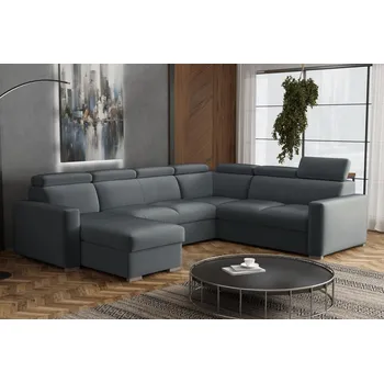 Sedací souprava Sedací souprava Petrit U levá Paros tmavě šedá