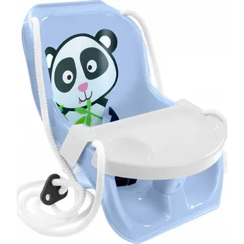 Dětská houpačka KYBLÍKOVÁ HOUPAČKA SE STOLKEM židlička sedátko PANDA Mochtoys