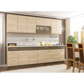 Kuchyňská linka Kuchyně GERDA 260 barva dub sonoma/dub truffle