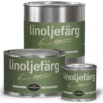 barva na zeď Ottosson Färgmakeri Lněná barva, Övedsgrön, NCS 5919-G37Y Balení: 5 l