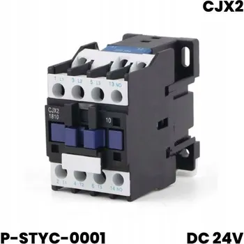 Stykač Stykač motoru 24V DC (CJX2)