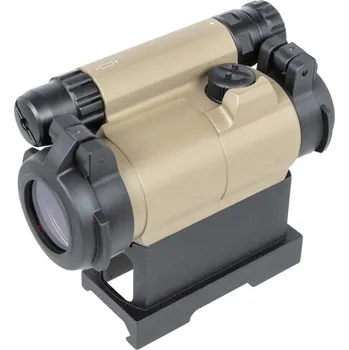 Kolimátor Kolimátor M5 s vysokou a nízkou QD montáží - pískový TAN, JJ Airsoft