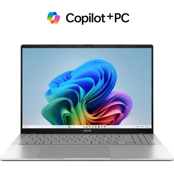 Notebook ASUS Vivobook S 16/S3607QA-PL019W/SD-X1-26-100/16,0"/2560x1600/16GB/1TB SSD/Adreno/W11H/Silver/2R