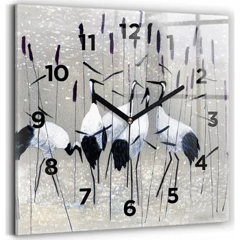 Hodiny Nástěnné hodiny Wallfluent béžové 30 cm