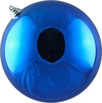 Velikonoční dekorace DECOLED Plastová koule, pr. 20 cm, modrá lesklá