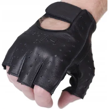 Moto rukavice MOTOCYKLOVÉ RUKAVICE bez prstů HUSAR DELTA