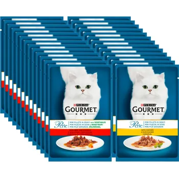 Purina Gourmet Perle krmivo pro kočky mini filety v omáčce Mix příchutě 26x85g