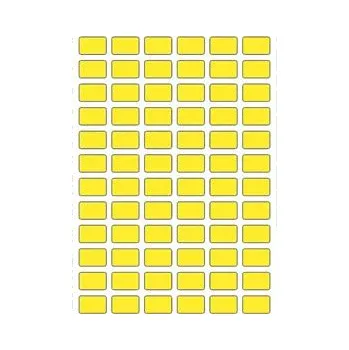 Samolepící etiketa Samolepicí etikety 14 x 9 mm, A6 (10 ks) žluté