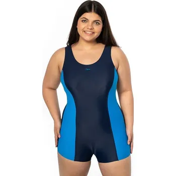 Dámské plavky Plavky s nohavičkou Malcesine jednodílné modré 3XL