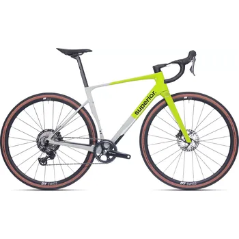Silniční kolo Gravel kolo SUPERIOR XR 9.7 GR Gloss Grey/Racing Yellow M (54)