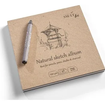 SMLT_art SMLT art Layflat album, přírodní, 14x14cm, 48 listů, 90g/m2