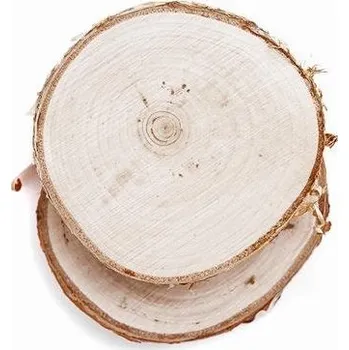 dpCraft Dřevěný plátek s kůrou, 2 ks