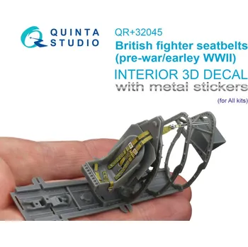 Plastikový model 1/32 British Fighter Seatbelts, pre-war/early WWII