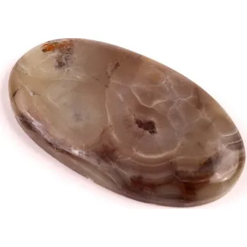 Přírodní kámen Kabošon Achát Yellow Botswana č.4110 (41x23x5mm)