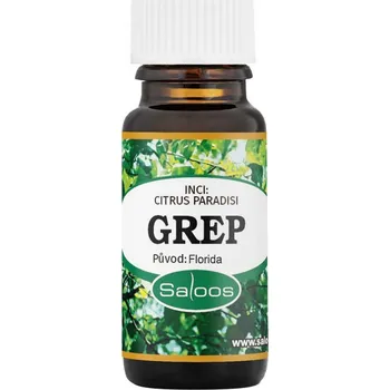 Vonný olej Saloos esenciální olej Grep 10 ml 20 ml