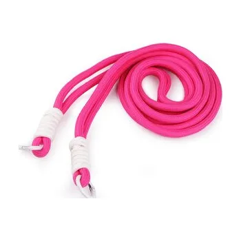 Univerzální šňůra / klíčenka s karabinami - 1 ks - 3 pink