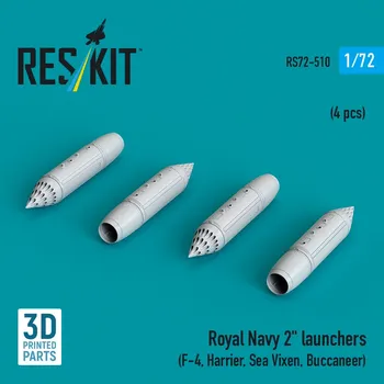 Plastikový model 1/72 Royal Navy 2' launchers (4 pcs.)