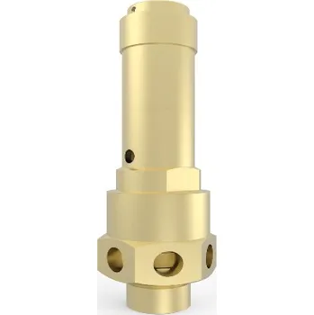 Ventil Pojistný ventil Herose 06C02 – mosaz, pro vzduch Verze: G 1/2" (do = 8 mm)