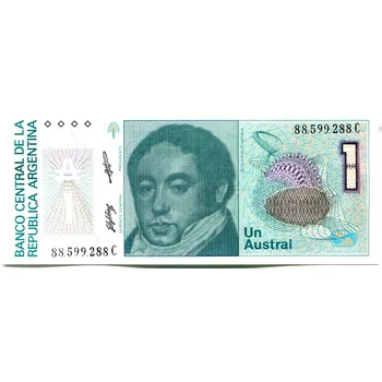 ARGENTINA. 1 austral (1985-1989). Pi. 323b.