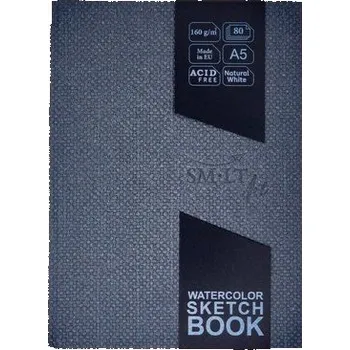 SMLT_art SMLT art Skicák #travelbook AKVAREL s pevnými deskami, A5, 80 listů, 160g/m2